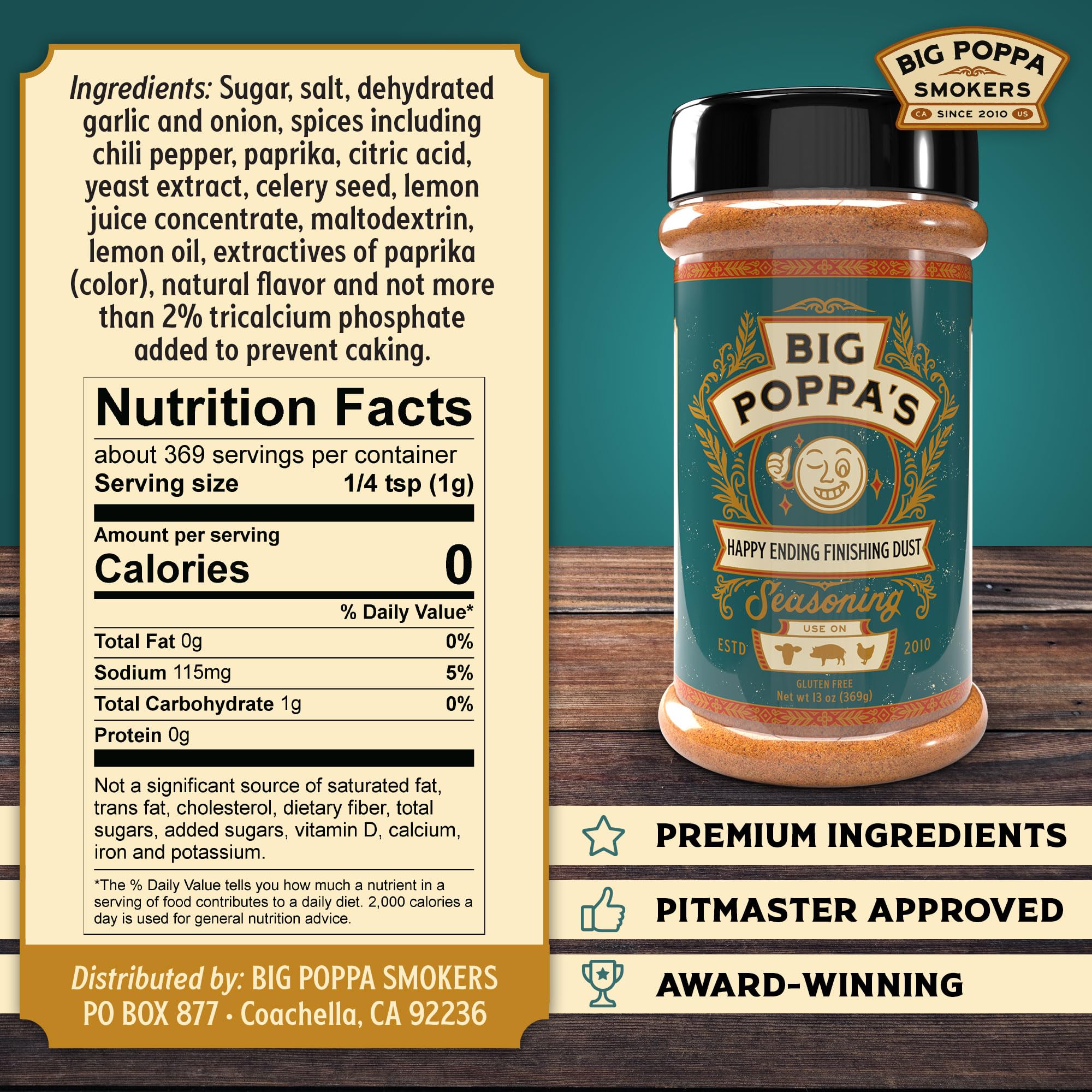Amazon.com : Big Poppa's Happy Ending Finishing Dust – Prize